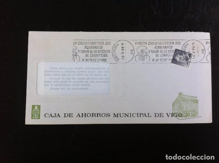 Outros artigos de papel: SOBRE COMERCIAL (CAJA DE AHORROS MUNICIPAL DE VIGO). 1988