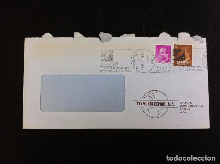 Outros artigos de papel: SOBRE COMERCIAL (TEXMUNDI EXPORT, S.A.). BARCELONA 1986