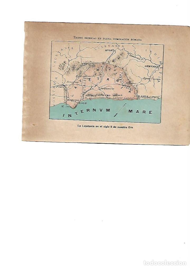 Outros artigos de papel: A&Ntilde;O1922 MAPA LA LAYETANIA EN EL SIGLO II TRIBUS IBERICAS EN PLENA DOMINACION ROMANA ROMANOS HISTORIA