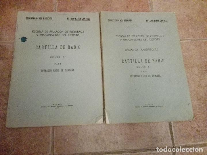Otros Art&iacute;culos de Coleccionismo en Papel: Cartilla de radio. Grado 2&ordm;. Escuela de aplicaci&oacute;n de ingenieros y transmisores del Ej&eacute;rcito.