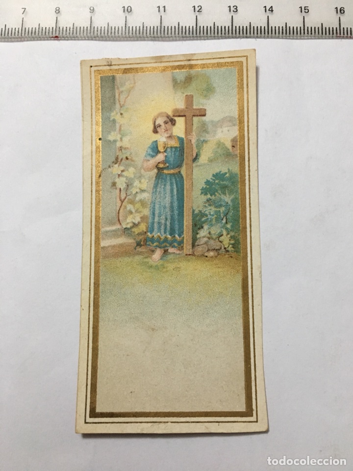 Otros art&iacute;culos de coleccionismo en papel: ESTAMPA RELIG. NI&Ntilde;O JESUS CON LA CRUZ. H. 1920