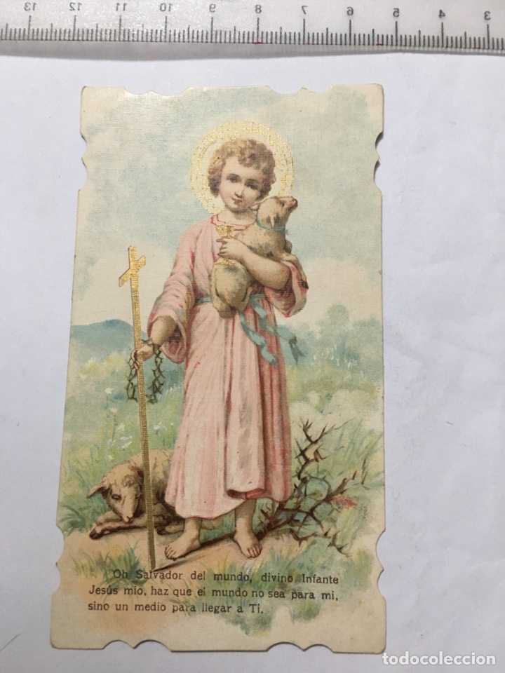 Otros art&iacute;culos de coleccionismo en papel: ESTAMPA RELIG. NI&Ntilde;O JES&Uacute;S DE BUEN PASTOR.