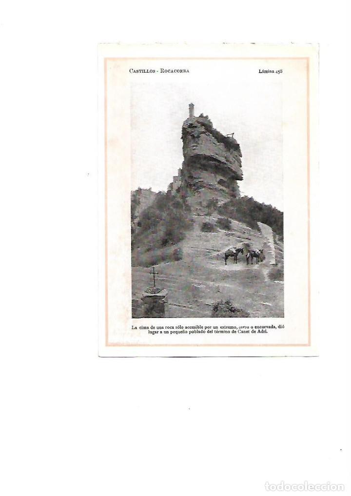 Otros Art&iacute;culos de Coleccionismo en Papel: A&Ntilde;O 1922 CASTILLO CASTELL ROCACORBA CANET D'ADRI GIRONA CRUZ TERMINO MULO DE CARGA LAMINA FOTO