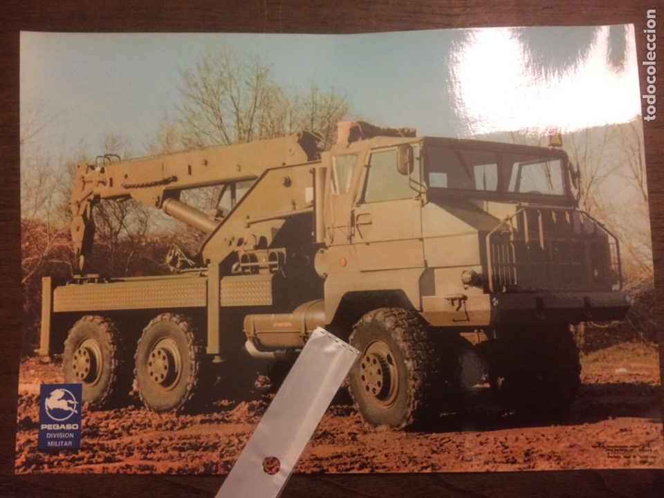 Otros art&iacute;culos de coleccionismo en papel: Lamina original pegaso 3055 militar de 1983
