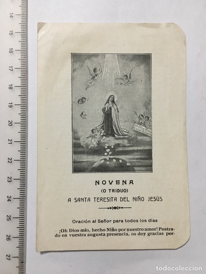 Otros art&iacute;culos de coleccionismo en papel: NOVENA O TRIDUO A STA. TERESITA DEL NI&Ntilde;O JES&Uacute;S. DIPTICO. PAMPLONA, 1940?