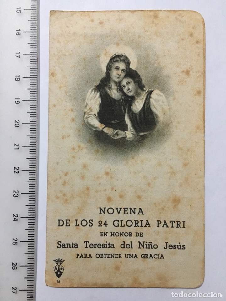 Otros art&iacute;culos de coleccionismo en papel: NOVENA DE LOS 24 GLORIA PATRI EN HONOR DE SRA. TERESITA DEL NI&Ntilde;O JES&Uacute;S. BARCELONA, 1940