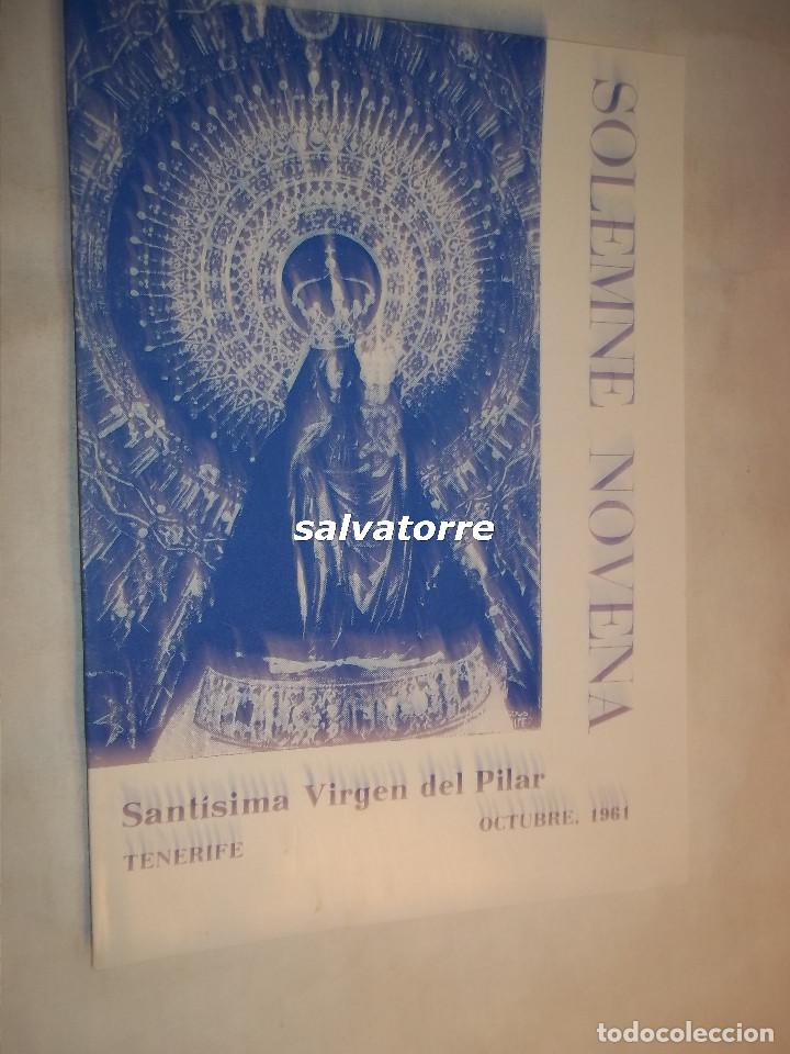 Otros Art&iacute;culos de Coleccionismo en Papel: SOLEMNE NOVENA.VIRGEN DEL PILAR.1961.SANTA CRUZ DE TENERIFE.CANARIAS