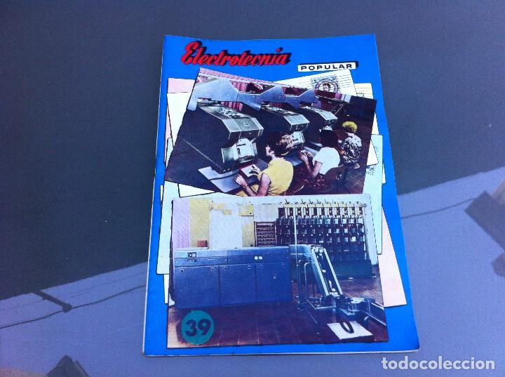 Sammelleidenschaft Andere Papierartikel: REVISTA (ELECTROTECNIA POPULAR) N&ordm; 39