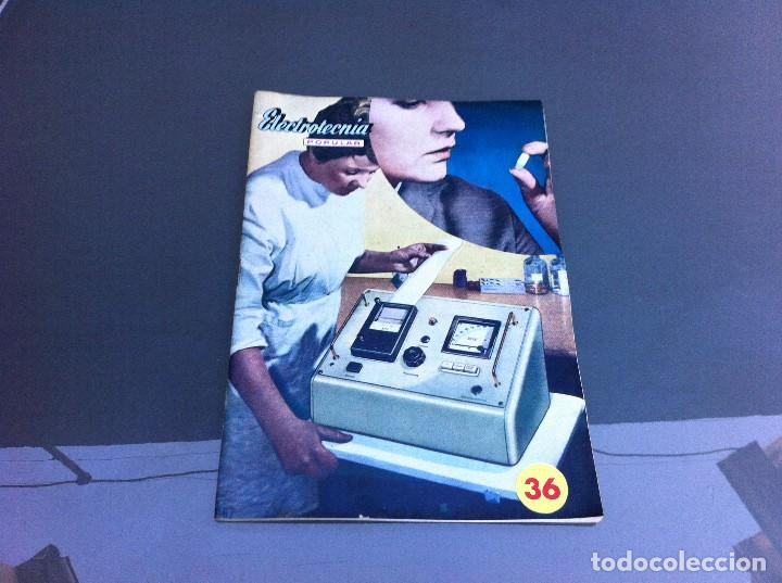 Collectionnisme Papier divers: REVISTA (ELECTROTECNIA POPULAR) N&ordm; 36