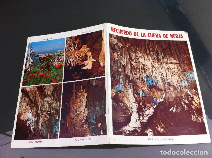 Collectionnisme Papier divers: FOLLETO (RECUERDO DE LA CUEVA DE NERJA) 1977.  MEDIDAS: 24 x 18,5cm