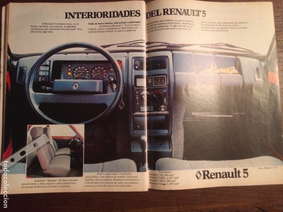 Outros artigos de papel: Publicidad autom&oacute;vil Renault 5 de 1979