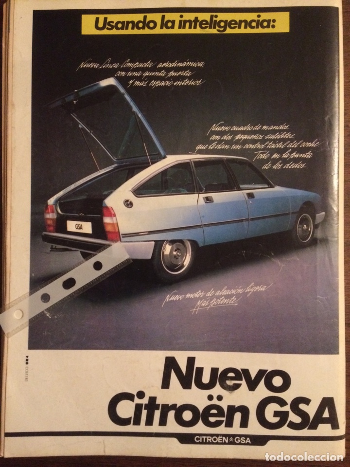 Otros Art&iacute;culos de Coleccionismo en Papel: Publicidad autom&oacute;vil citroen gsa de 1979