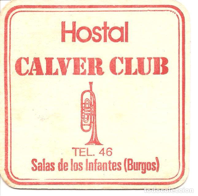 Otros Art&iacute;culos de Coleccionismo en Papel: POSAVASOS-COASTERS, CALVER CLUB, HOSTAL, SALAS DE LOS INFANTES-BURGOS, CART&Oacute;N