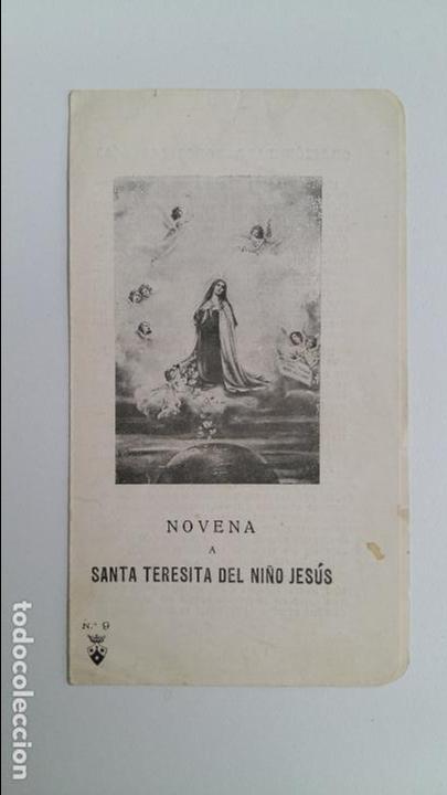 Otros art&iacute;culos de coleccionismo en papel: NOVENA A SANTA TERESITA DEL NI&Ntilde;O JESUS