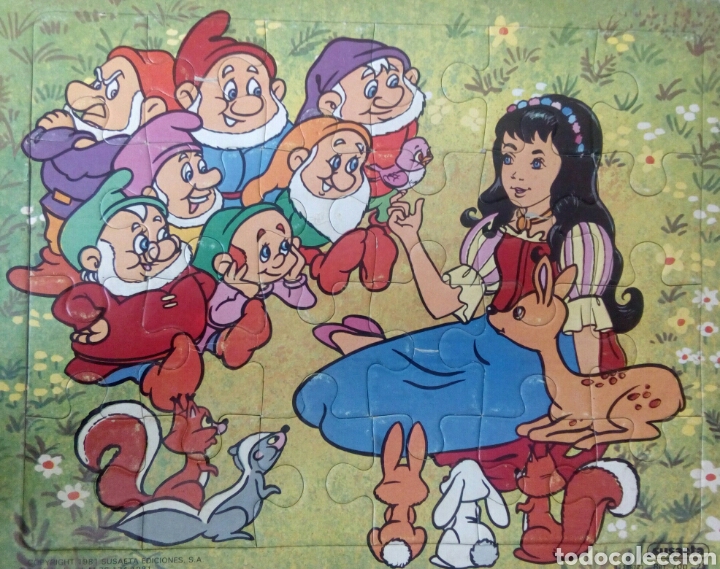 Otros Art&iacute;culos de Coleccionismo en Papel: Puzzle infantil 1981 Blancanieves