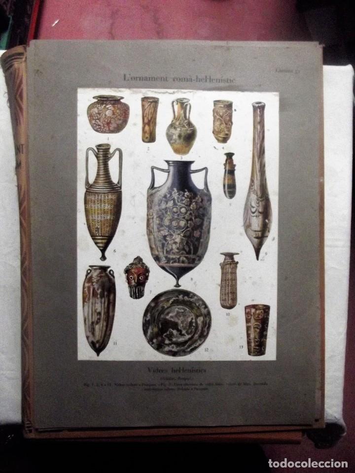 Otros Art&iacute;culos de Coleccionismo en Papel: L&acute;ORNAMENT ROMA - HEL - LENISTICS / VIDRES HEL - LENISTICS LAMINA N&ordm; 51