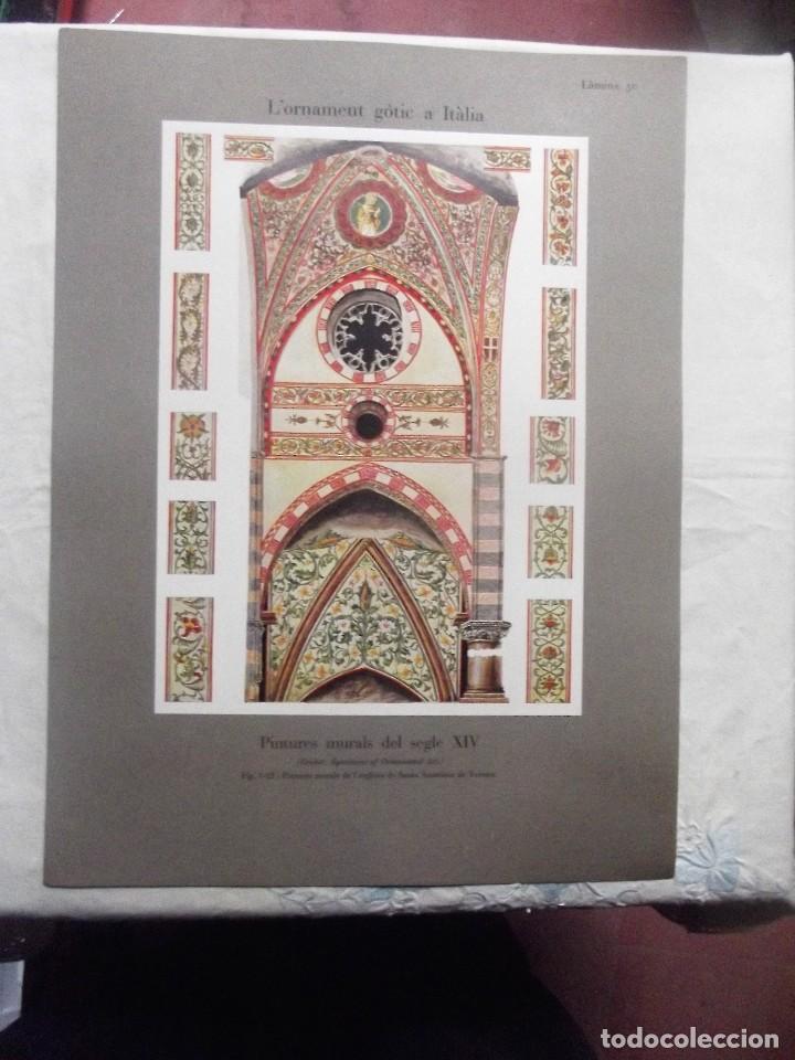 Otros Art&iacute;culos de Coleccionismo en Papel: L&acute;ORNAMENT GOTIC A ITALIA / PINTURES MURALS DEL SEGLE XIV   LAMINA N&ordm; 50