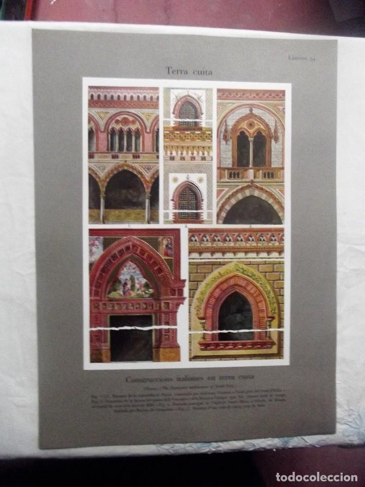 Collectionnisme Papier divers: TERRA CUITA / CONSTRUCCIONS ITALIANES EN TERRA CUITA  LAMINA N&ordm; 54