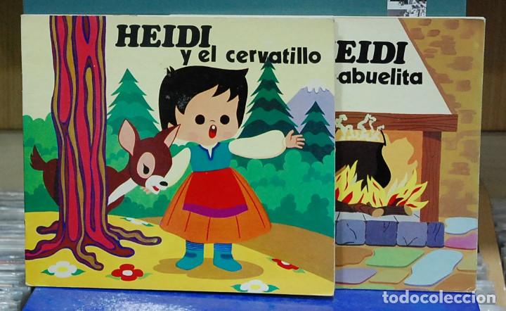 Otros art&iacute;culos de coleccionismo en papel: Cuadernos para colorear. Heidi y el cervatillo / Heidi y la abuelita