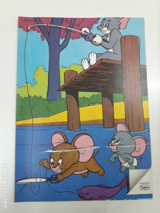 Otros Art&iacute;culos de Coleccionismo en Papel: CUADERNO DE ESCRITURA SAM . TOM Y JERRY 1981 METRO GOLDWYN MAYER