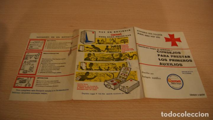 Otros art&iacute;culos de coleccionismo en papel: Consejos primeros auxilios Cruz Roja a&ntilde;o 1964