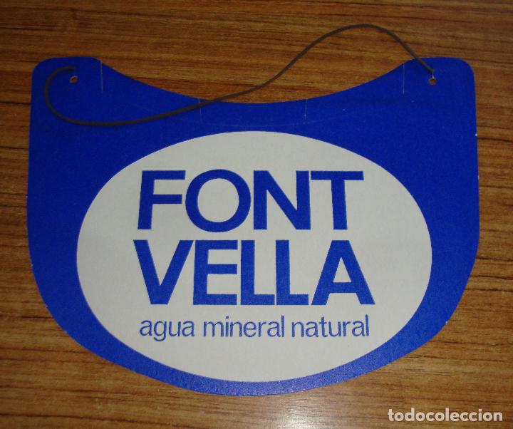 Otros Art&iacute;culos de Coleccionismo en Papel: (ALB-TC-12) ANTIGUA VISERA FONT VELLA AGUA MINERAL