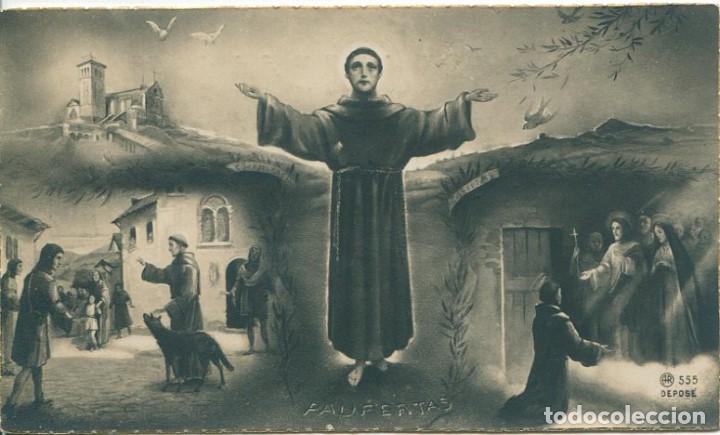 Otros Art&iacute;culos de Coleccionismo en Papel: Estampa religiosa professio religiosa clarises de la divina providencia, barcelona 1929