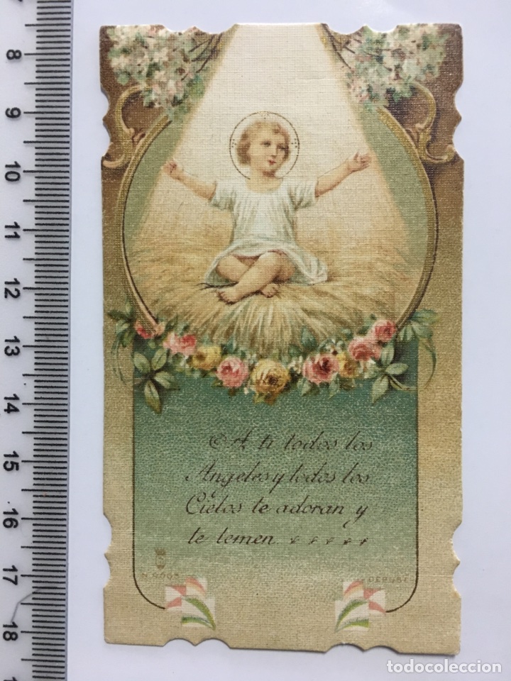 Otros art&iacute;culos de coleccionismo en papel: ESTAMPA RELIGIOSA. NI&Ntilde;O JES&Uacute;S INFANTE. H. 1915?