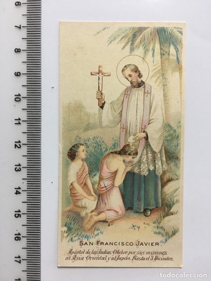 Otros Art&iacute;culos de Coleccionismo en Papel: ESTAMPA RELIGIOSA. SAN FRANCISCO JAVIER. H. 1920?