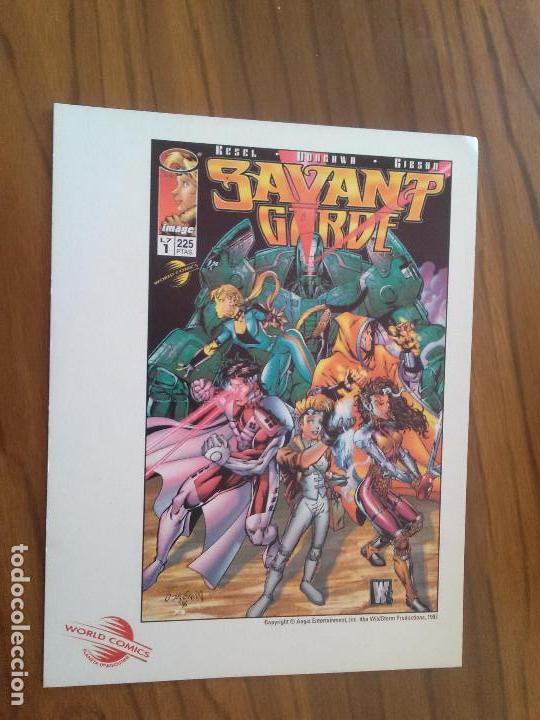 Sammelleidenschaft Andere Papierartikel: TARJETA. SAVANT GARDE.  PEQUE&Ntilde;O TEXTO DETR&Aacute;S.. COMICS FORUM. UNA CARA. BUEN ESTADO. RARO