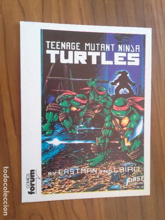 Sammelleidenschaft Andere Papierartikel: TARJETA. TEENAGE MUTANT NINJA. TURTLES. COMICS FORUM. UNA CARA. BUEN ESTADO. RARO