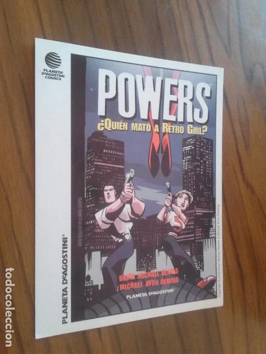 Sammelleidenschaft Andere Papierartikel: TARJETA. POWERS. &iquest;QUI&Eacute;N MAT&Oacute; A RETRO GIRL? COMICS  UNA CARA. BUEN ESTADO. RARO