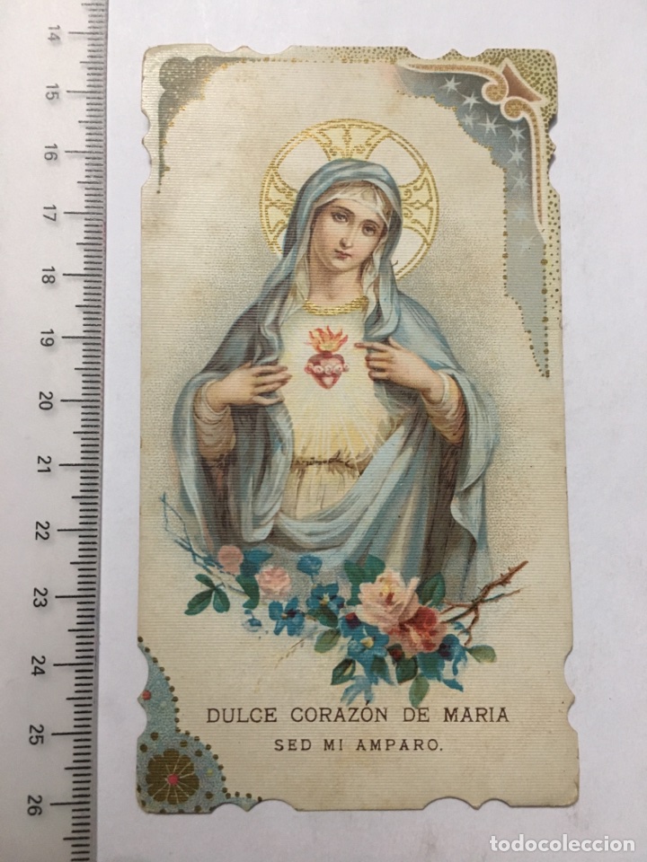 Otros Art&iacute;culos de Coleccionismo en Papel: ESTAMPA RELIGIOSA. DULCE CORAZ&Oacute;N DE MARIA. H. 1930?
