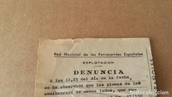 Otros art&iacute;culos de coleccionismo en papel: Documento antiguo renfe - Foto 2