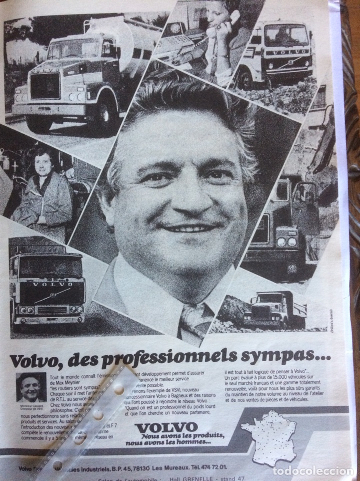 Outros artigos de papel: Publicidad cami&oacute;n volvo de 1978