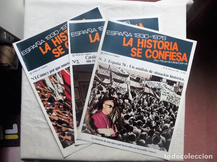 Otros art&iacute;culos de coleccionismo en papel: ESPA&Ntilde;A 1930 - 1976 LA HISTORIA SE CONFIESA  FASCICULOS 1 - 2 - 3