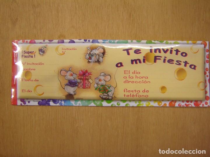 Otros Art&iacute;culos de Coleccionismo en Papel: Talonario de invitaci&oacute;n a fiesta infantil - Monar