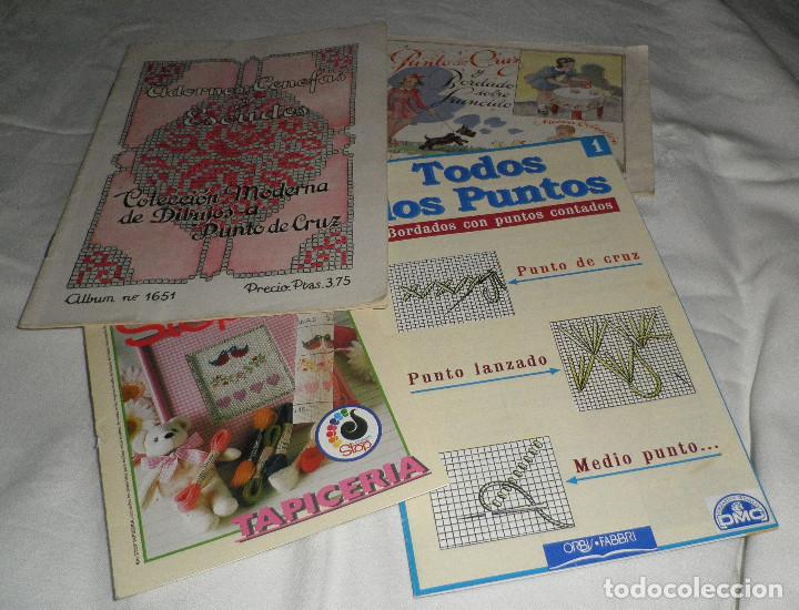 Altri oggetti di carta: varias revista para punto de cruz y bordados con puntos contados ....