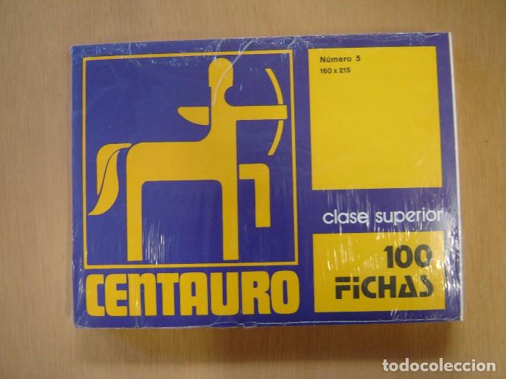Otros art&iacute;culos de coleccionismo en papel: Paquete de 100 fichas rayadas n&uacute;mero 5  - 160 x 215 - Centauro