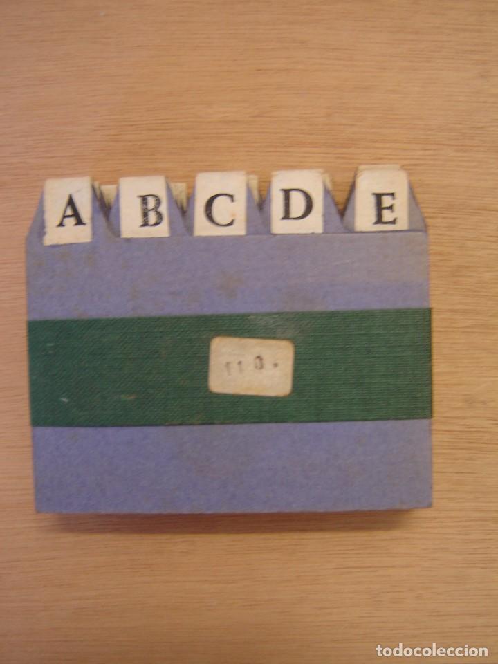Otros art&iacute;culos de coleccionismo en papel: Separador alfab&eacute;tico para archivador , para mod. 1 de fichas 65 x 95 mm