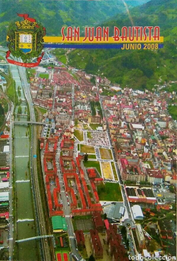 Otros art&iacute;culos de coleccionismo en papel: &Aacute;lbum portfolio de fiestas Cofrad&iacute;a de San Juan Bautista Casino de Mieres 2008