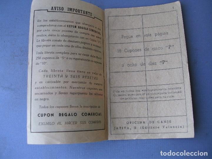 Otros art&iacute;culos de coleccionismo en papel: libreta de cupones de compra, valencia , sin usar - Foto 2