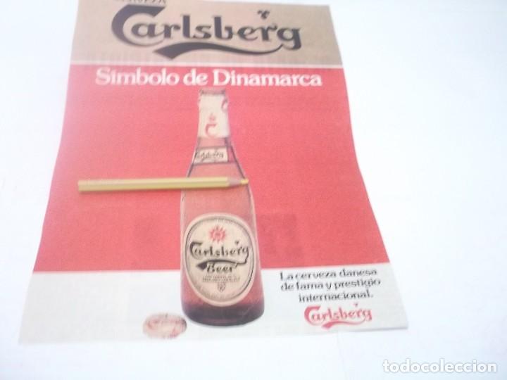 Sammelleidenschaft Andere Papierartikel: RECORTE PUBLICIDAD A&Ntilde;OS 60/70 - CERVEZA CARLSBERG