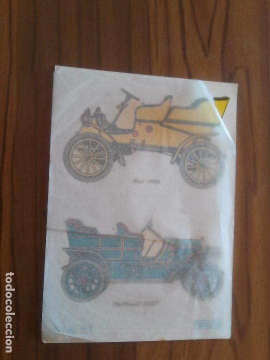 Sammelleidenschaft Andere Papierartikel: CALCOMANIAS. ORTEGA C-A 1. DOS COCHES ANTIGUOS DE GRAN TAMA&Ntilde;O. SIN USAR. RARO