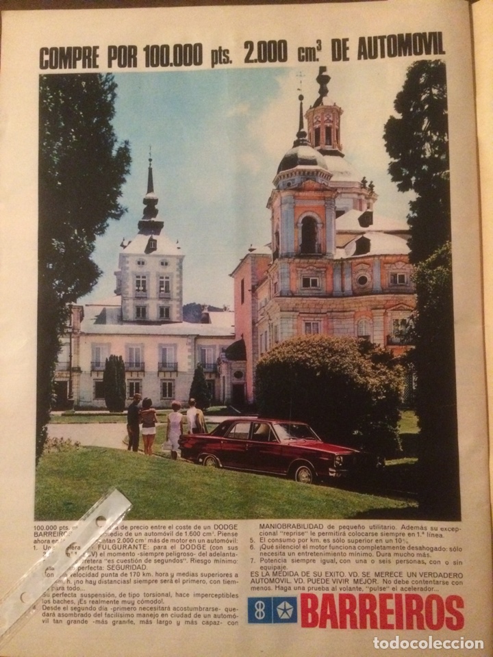 Outros artigos de papel: Publicidad autom&oacute;vil Barreiros dart de 1968