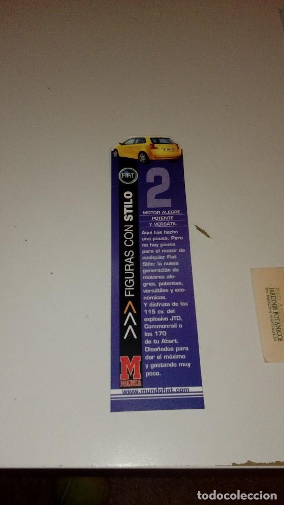Collectionnisme Papier divers: C-270318 MARCAPAGINAS FIGURAS CON STILO COCHE MARCA FIAT