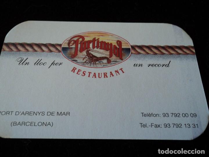 Otros art&iacute;culos de coleccionismo en papel: restaurant portinyol arenys de mar detras un convertidor de pesetas a euros