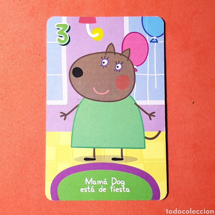 Otros art&iacute;culos de coleccionismo en papel: Carta ABD 2003 PEPPA PIG - MAMA DOG ESTA DE FIESTA