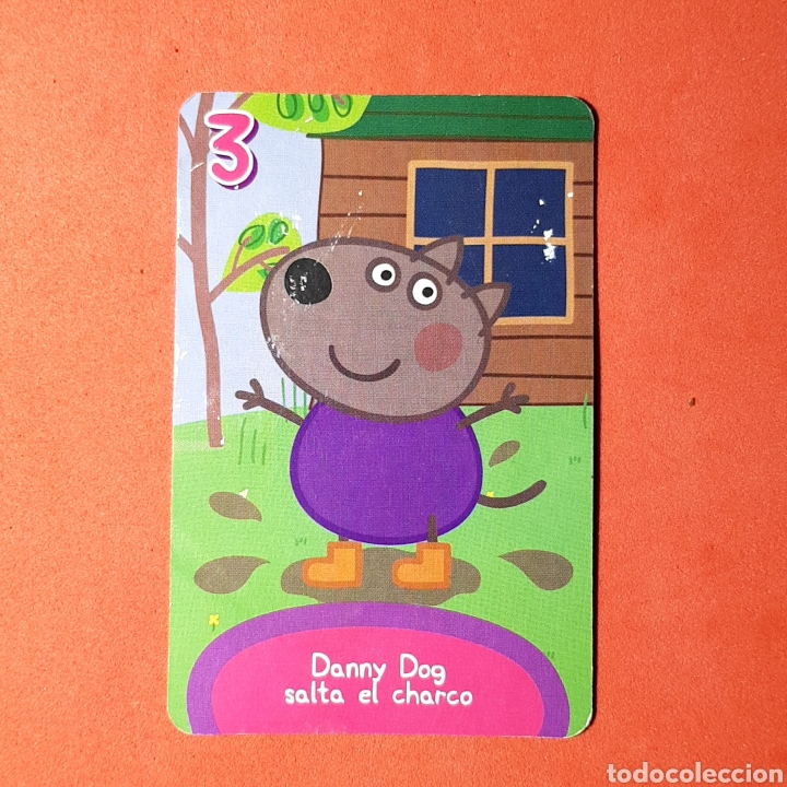 Otros art&iacute;culos de coleccionismo en papel: Carta ABD 2003 PEPPA PIG - DANNY DOG SALTA EL CHARCO
