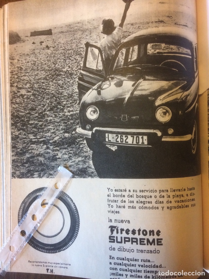 Outros artigos de papel: Publicidad Neum&aacute;ticos firestone de 1962 Renault